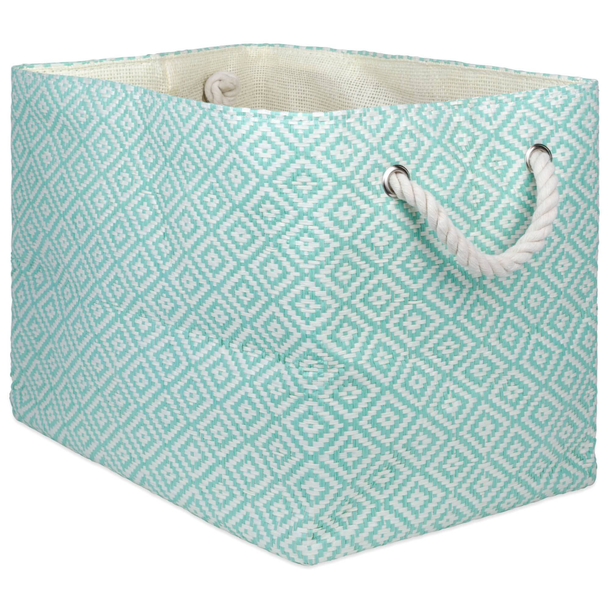 DII® Large Geo Diamond Rectangle Paper Bin